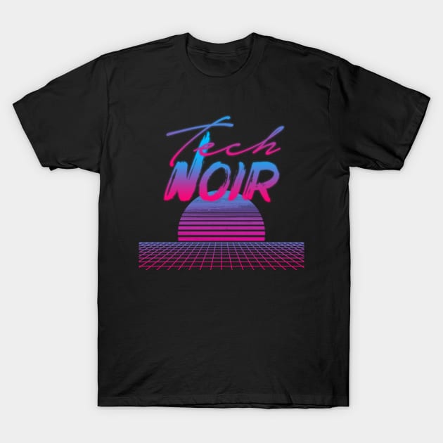 Tech Noir T-Shirt by DylanBlairIllustration